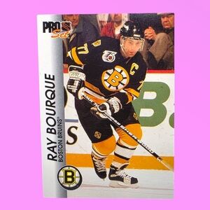 1992-93 NHL Pro Set Ray Bourque Boston Bruins #4 Hockey Card